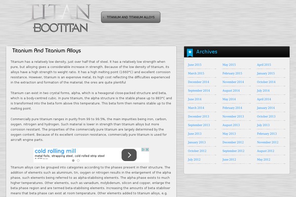 neomet.net site used Bootitan