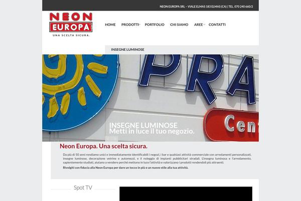 Novus theme site design template sample