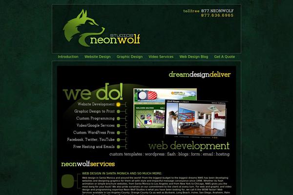 neonwolf.com site used Wolf