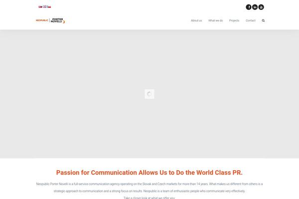 Flatter theme site design template sample