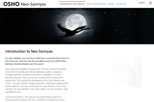 Meditation theme site design template sample