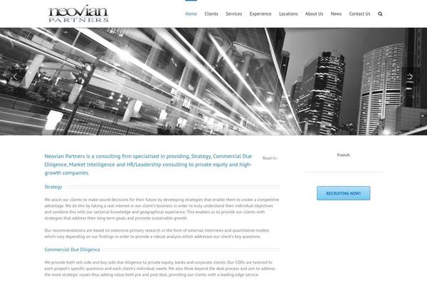 Divi Child theme site design template sample