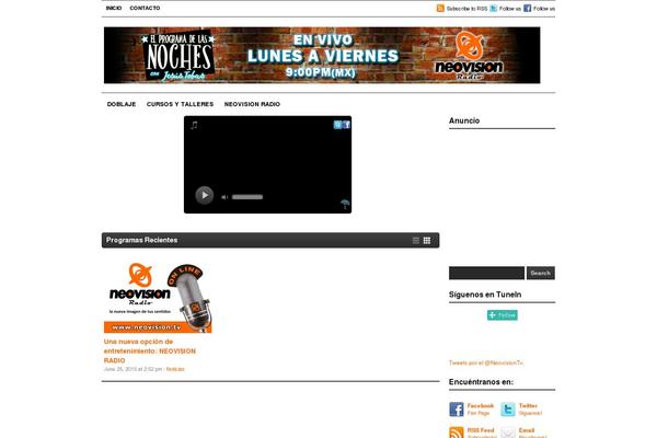 Site using Shoutcast Icecast HTML5 Radio Player plugin