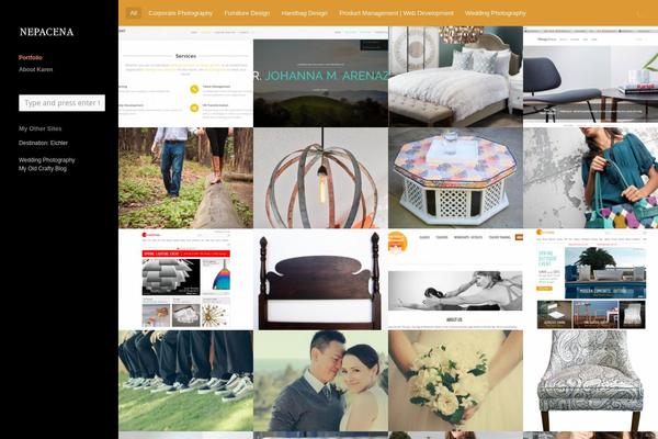 Ink theme site design template sample