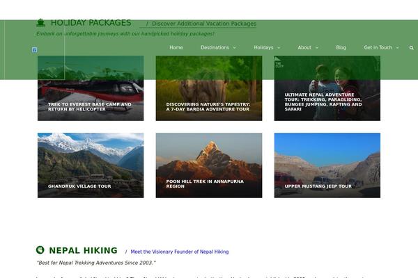 TravelTour theme site design template sample
