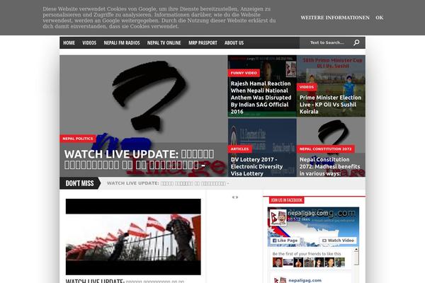 Caps theme site design template sample