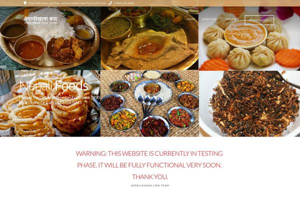Grandrestaurant theme site design template sample
