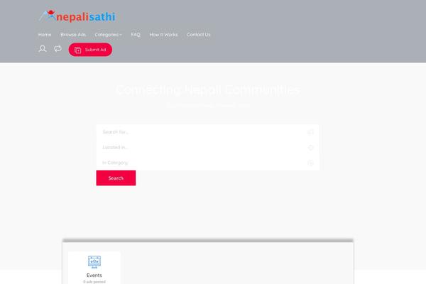 Adifier theme site design template sample