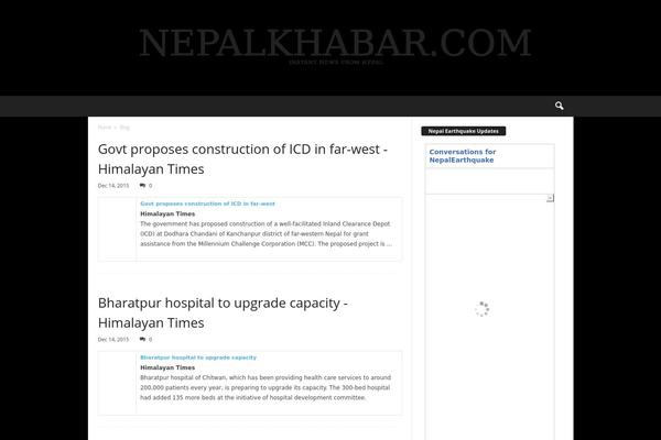 NewsMag theme site design template sample