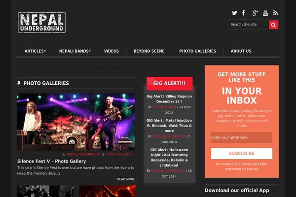 Unos theme site design template sample