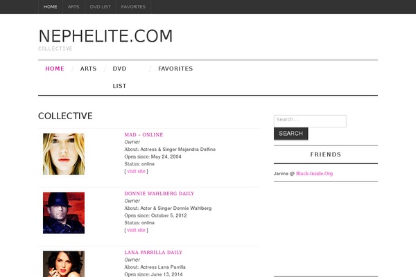 Fashionistas theme site design template sample