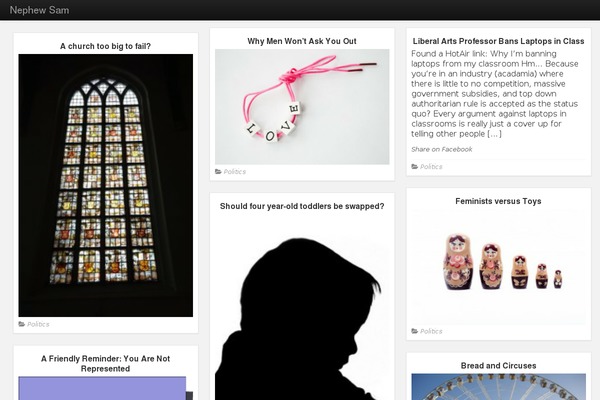 PR News theme site design template sample