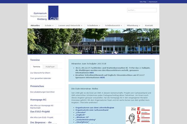 Modernize theme site design template sample