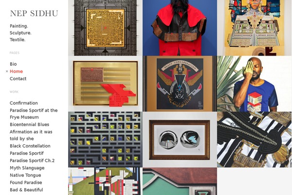 Mesh theme site design template sample