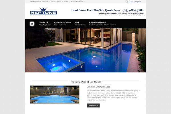 neptunepools.com.au site used Powerplay_2.0