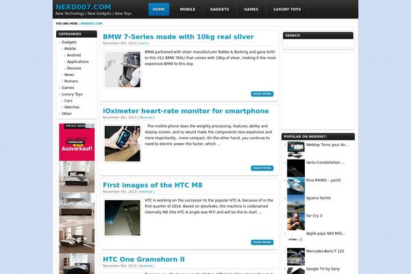 Monex theme site design template sample