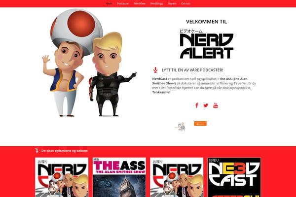 nerdalert.no site used Alizee-pro