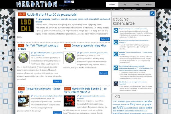 nerdation.pl site used Yoga Studio