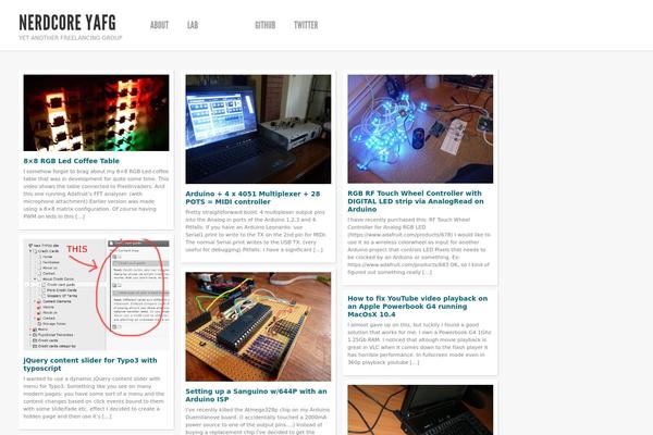 Shaken Grid Lite theme site design template sample