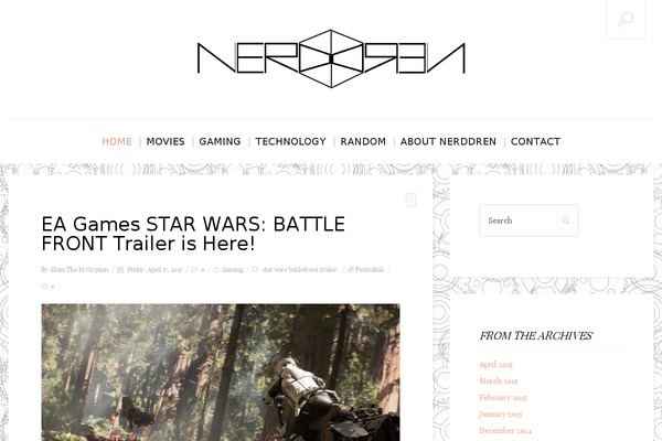 BuzzBlog theme site design template sample