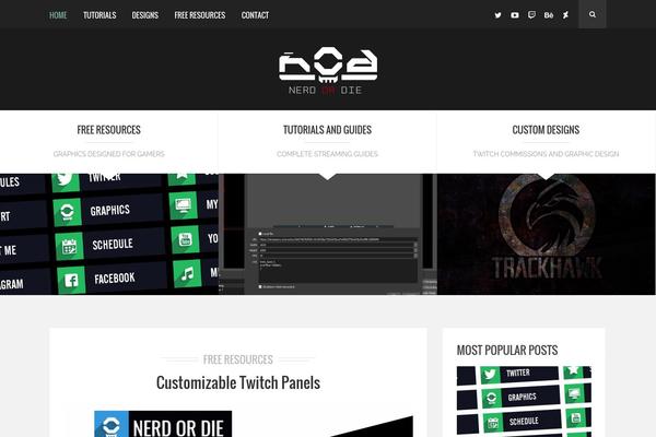Brixton theme site design template sample