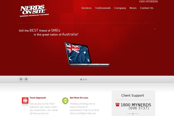 Inspire theme site design template sample