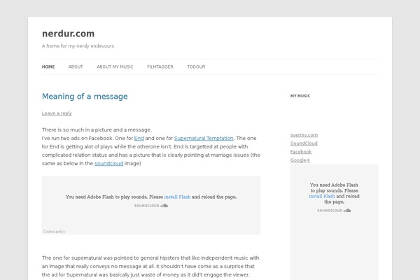 Site using Better Google Analytics plugin