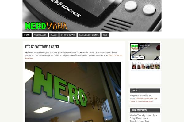 Parabola theme site design template sample