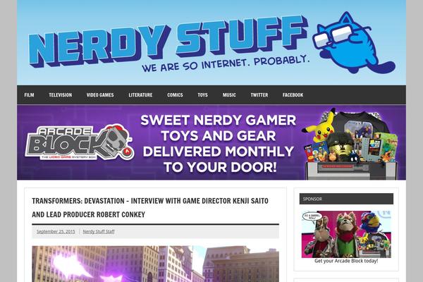 Dynamic News Lite theme site design template sample