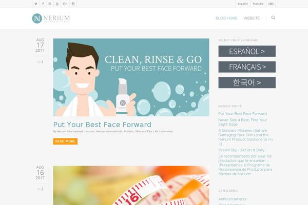 nerium-international theme websites examples