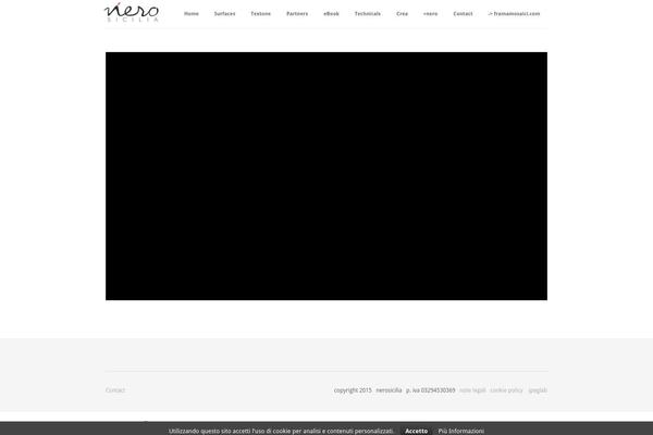 Immersion theme site design template sample