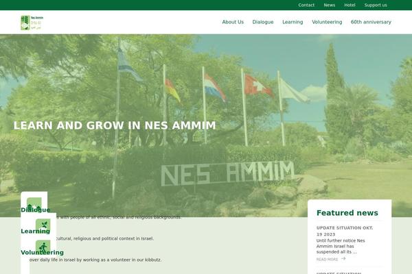 Fields theme site design template sample