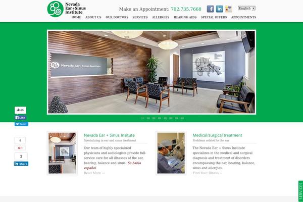 Care theme site design template sample