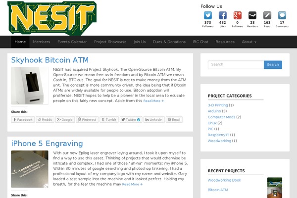 Site using WP-TopBar plugin