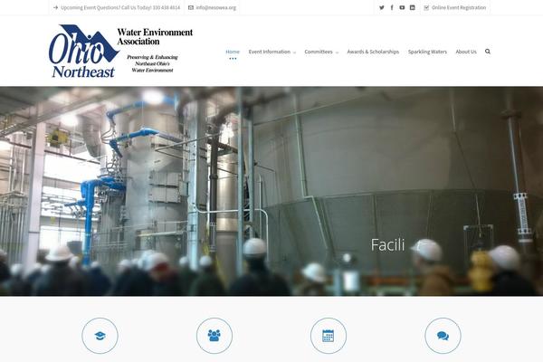 Highend theme site design template sample