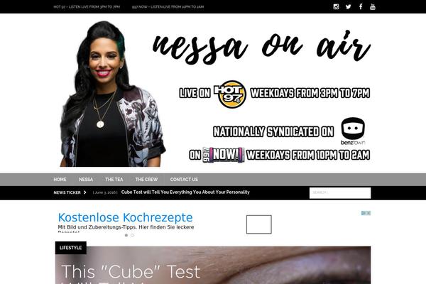 Tempest theme site design template sample