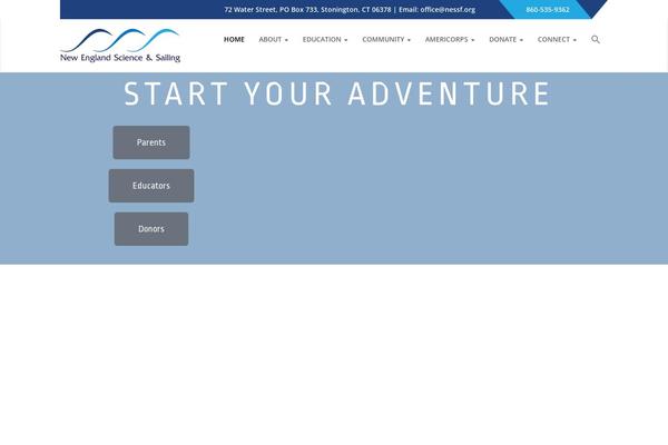 nessf.org site used Museumwp