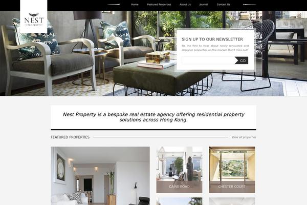 Realestast theme site design template sample