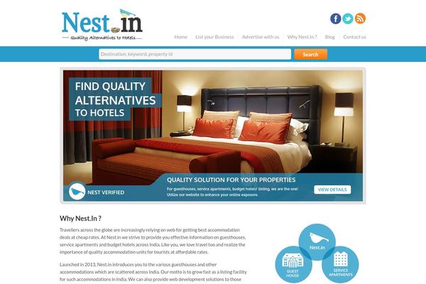 Nest theme site design template sample