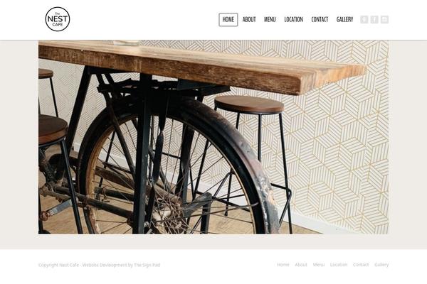 Nest theme site design template sample