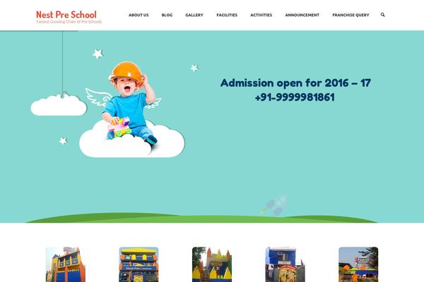 Kidscare theme site design template sample