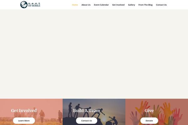 Goodwish theme site design template sample