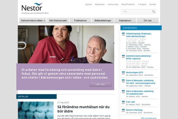 Nestor theme site design template sample