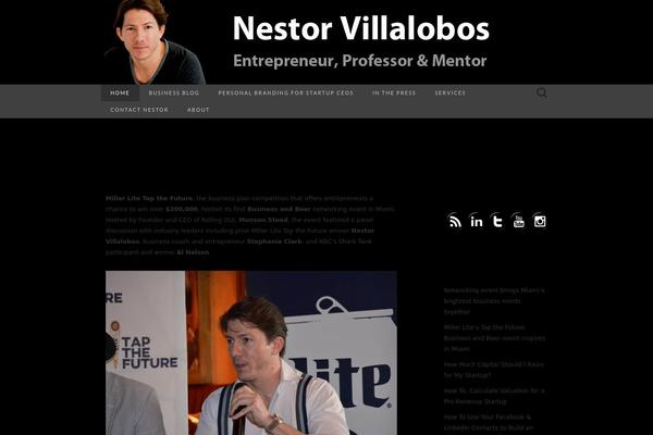 Suits theme site design template sample