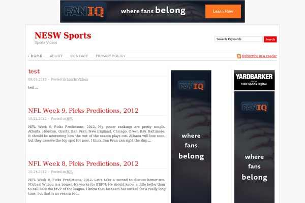 ADSimple theme site design template sample