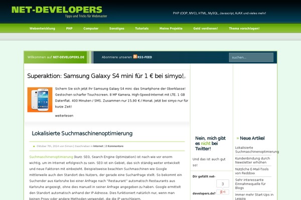 Site using Organize Series plugin