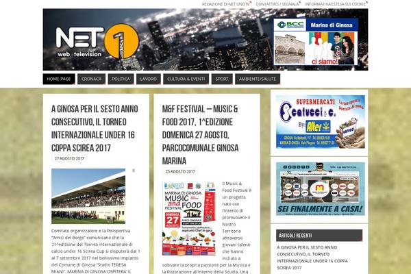 Parabola theme site design template sample