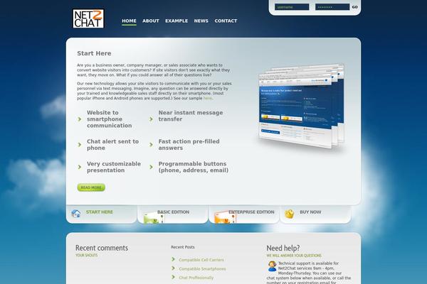 Idea theme site design template sample