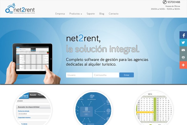 net2rent.com site used Revera
