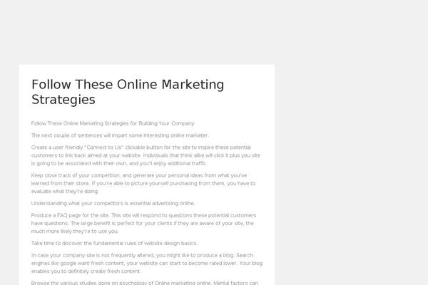Vito theme site design template sample